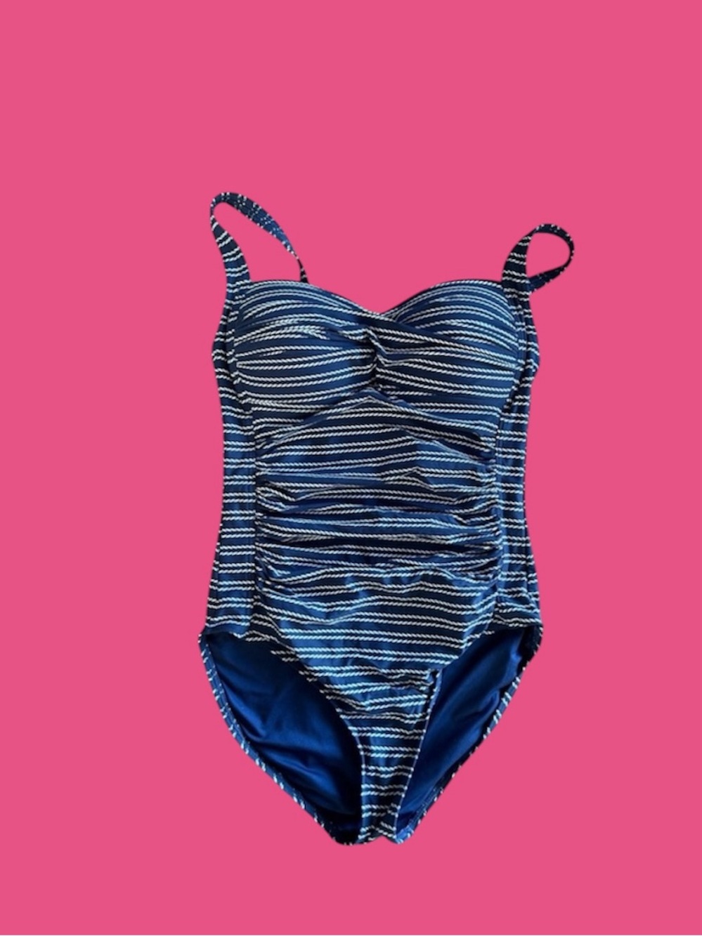Striped Blue Swimsuit